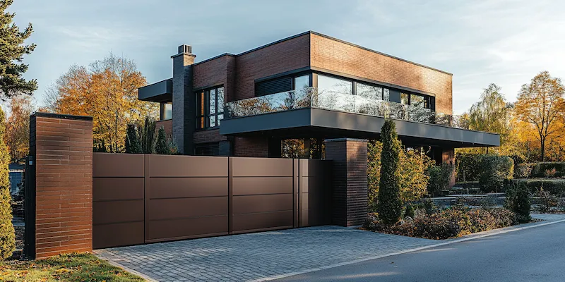 Metallzaun aus Polen mit Montage