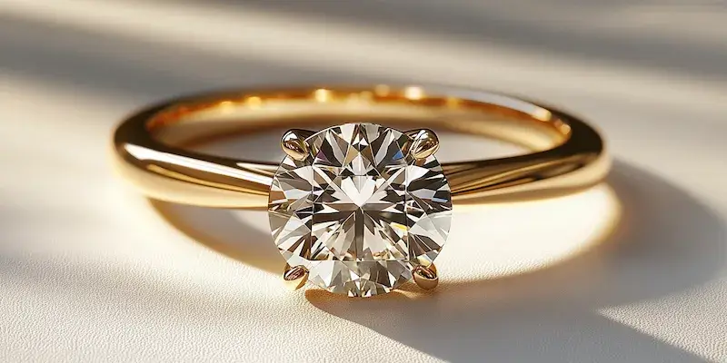 Pierścionek zaręczynowy na której ręce