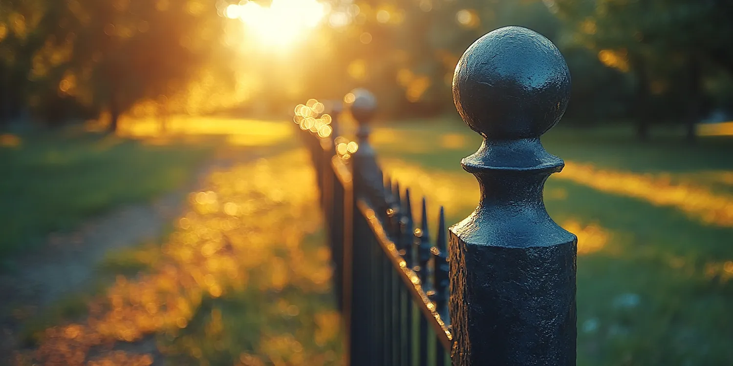 Gartenzaun aus Polen